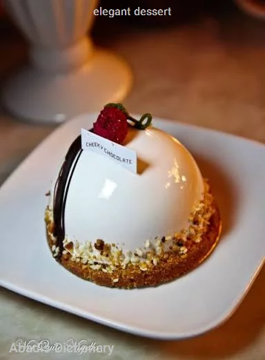 elegant dessert